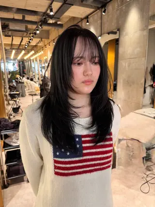 ロング 海外レイヤー 🇺🇸/ヒナコのヘアスタイル