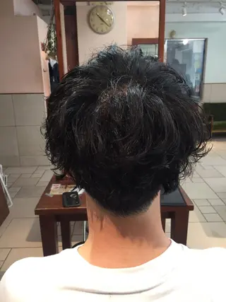 パーマ ヘアアレンジ メンズ メンズパーマの巨匠 鈴木純のヘアスタイル