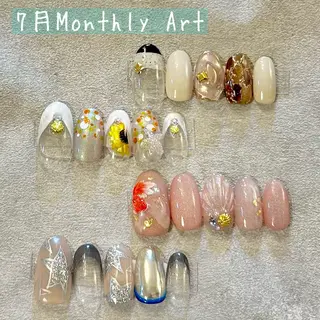 ネイル Lelis Marron所属・岸 侑李のネイルデザイン