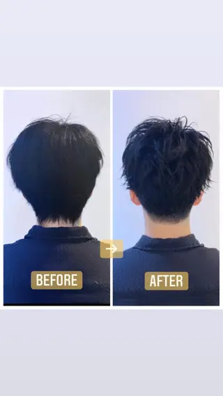 パーマ メンズ JYUNESU表参道所属・韓国ヘア🇰🇷🎀 透明感カラーのヘアスタイル