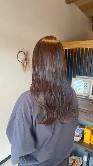 ロング カラー 進藤 来実のヘアスタイル