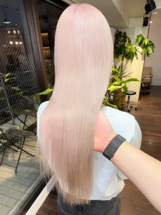 ロング カラー 🧡色落ちまで2度綺 麗なカラー🧡ヨシキのヘアスタイル