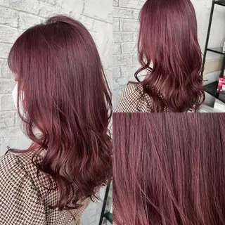 セミロング カラー エクステ＆艶カラー 🎀YURINA🎀のヘアスタイル