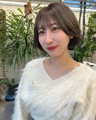 カラー ダブルカラー/ ケアブリーチ/クニトのヘアスタイル