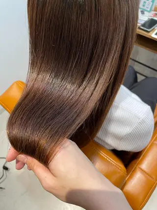 ロング パーマ 小松崎 結花のヘアスタイル
