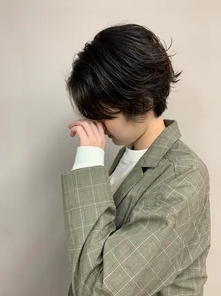 ショート パーマ/ボブ/ 神戸/豊浦翔太のヘアスタイル
