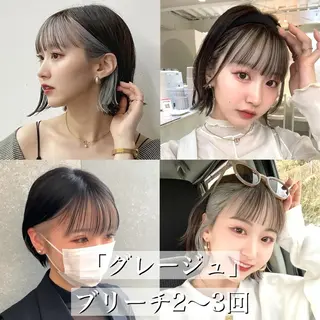 ミディアム 韓国ヘア/艶カラー /田中悠佑のヘアスタイル