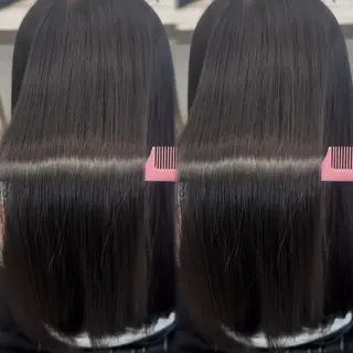 ロング 髪質改善ストレート /暖色カラー🎀🪞のヘアスタイル
