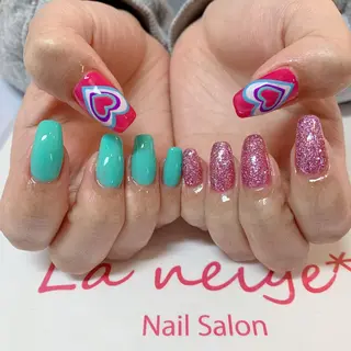 ネイル La neige* yuki 🥯🍑のネイルデザイン