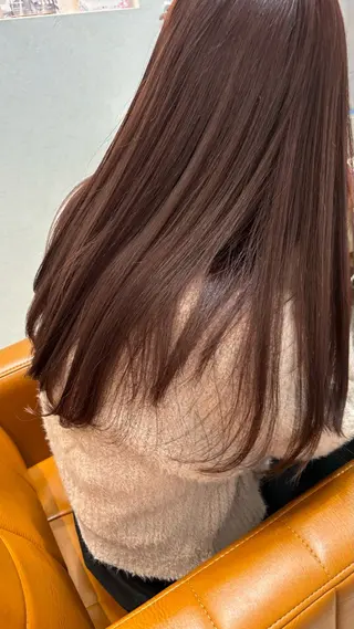 ロング カラー 【完全個室】髪質改善 暖色カラー/山崎唯奈のヘアスタイル