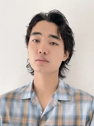 パーマ メンズ メンズカット パーマ[佐橋]のヘアスタイル