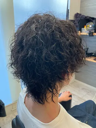 パーマ メンズ メンズ特化/パーマ/ フェードWATARUのヘアスタイル