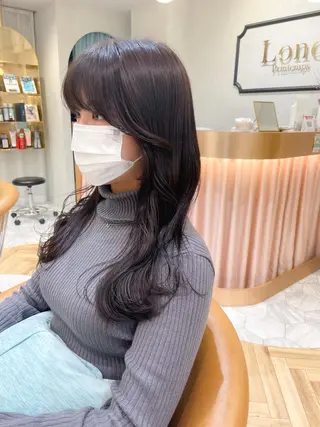 ロング 産休中2026.4月 復帰予定/野崎華代のヘアスタイル