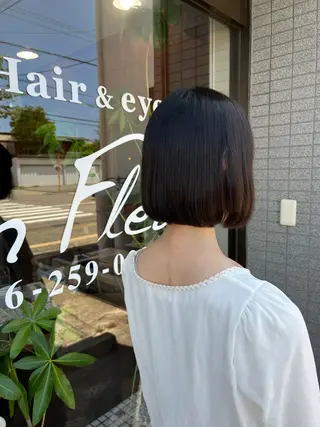 ショート Un Fleur所属・立野 希沙のヘアスタイル