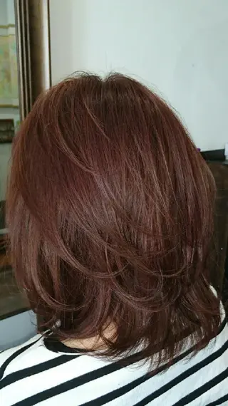 ミディアム 鈴木 隆広のヘアスタイル