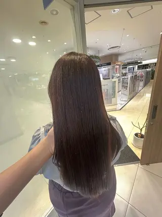 ロング カラー 縮毛矯正/髪質改善/ 艶髪ササキナツミのヘアスタイル