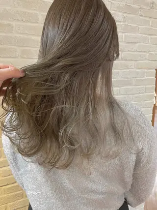 ロング カラー hair salon Ranun髪質改善のヘアスタイル