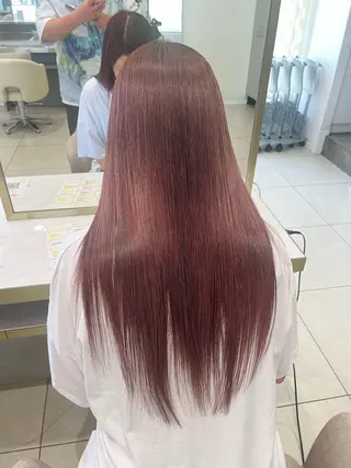 ロング 吹田 駿 髪質改善縮毛矯正のヘアスタイル