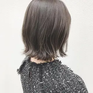 ミディアム カラー 嶋佐 昌大 シマサマオのヘアスタイル