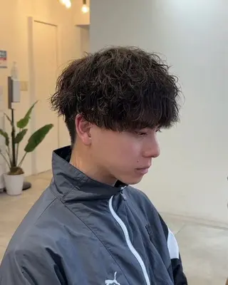 メンズ メンズパーマ/新宿/ サイカショウイチのヘアスタイル