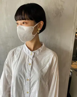 ショート カラー ヘアアレンジ stylist/蛯谷 珠里のヘアスタイル