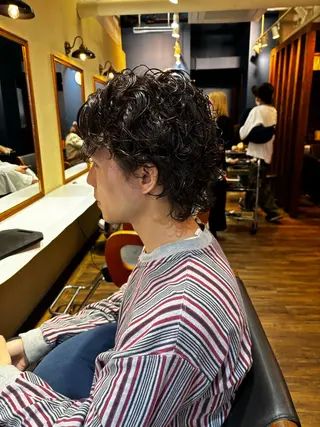 パーマ メンズ 垂見 侑哉のヘアスタイル