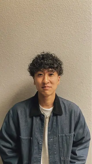 ミディアム パーマ grow hair works tokyo所属・葛西/barber/ 相山琉磨のヘアスタイル