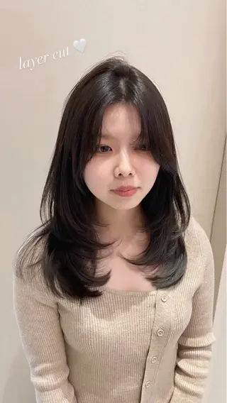 セミロング カラー corso by K-two所属・k-two top stylist 林原のヘアスタイル