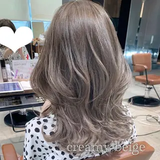 セミロング カラー AFLOAT TOKYOのヘアスタイル