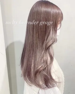 ロング カラー ワンホン/韓国ヘア 🤍amiのヘアスタイル