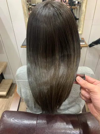 ミディアム 前井 正人のヘアスタイル