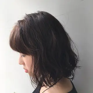 ミディアム パーマ THE DAY所属・AKI HASHIMOTOのヘアスタイル