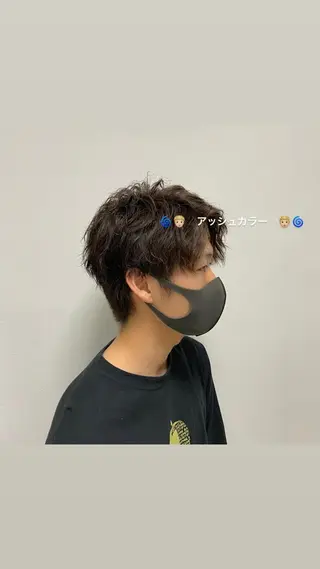 カラー パーマ ヘアアレンジ メンズ キッズ ネイル マツエク・マツパ 透明感カラー・レイヤ ー🎀amika🎀のヘアスタイル