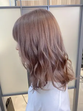 セミロング カラー SALOWIN神戸三宮East店所属・【透明感、艶髪】西村 有司のヘアスタイル