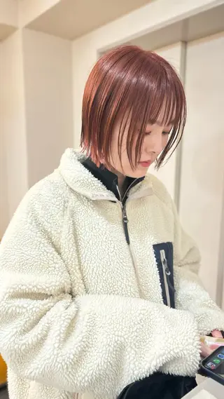 ショート カラー icie所属・大阪ヴィーガンサロン KANAKOのヘアスタイル