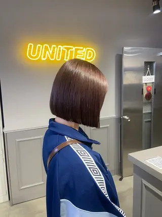 ショート カラー ヘアアレンジ Over hair_ misakiのヘアスタイル