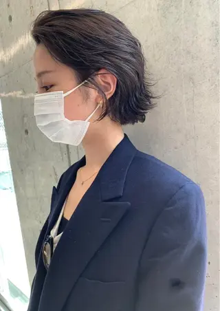 ショート カラー 似合わせカットカラー 👩MINAのヘアスタイル