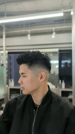 ショート メンズ パーマ特化 スタイリスト石田のヘアスタイル