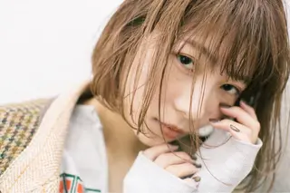 ショート カラー パーマ/レイヤー 岩山丈一郎のヘアスタイル