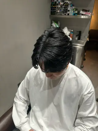 ショート メンズ メンズバレイヤージュ /町田/木村悠月のヘアスタイル