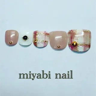 ネイル miyabi nail 桂川駅近くのネイルデザイン