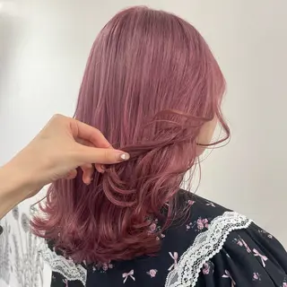 ミディアム 🏳️‍⚧️艶カラー /アレンジ🎀くるみのヘアスタイル