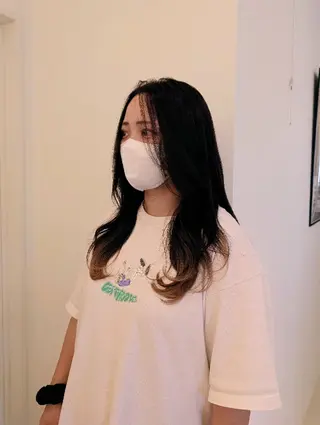 ロング ルプラボウ　小野寺 菜穂/豊橋/パーマのヘアスタイル