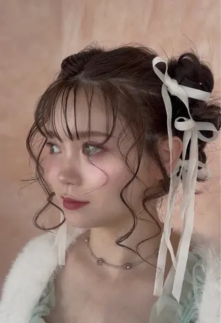 ヘアアレンジ 名駅セット/オトナ 女子🦋Wakanaのヘアスタイル