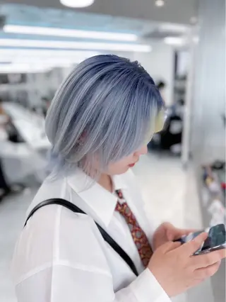 ミディアム カラー ヘアアレンジ SEIGO/カット /メンズパーマ🔥のヘアスタイル