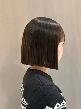 ショート SALOWIN 梅田茶屋町Suite店所属・今村彩巴 ボブ/ストレートのヘアスタイル