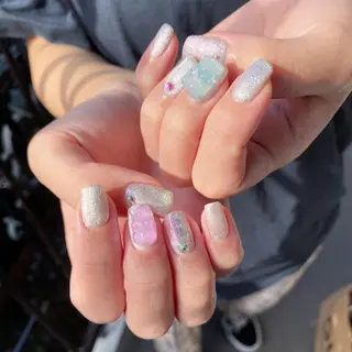 ネイル To Me Nail所属・🩵 mei🩵のネイルデザイン
