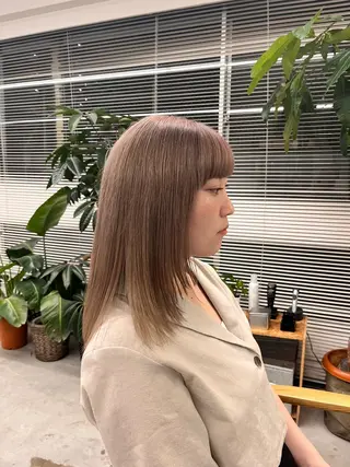 セミロング マミ🌱 ボブ/津田沼のヘアスタイル