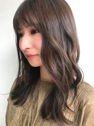 ロング カラー les baladins du miroir所属・🍃YURI 🍃のヘアスタイル