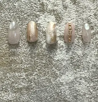 ネイル fig tree所属・fig  tree 地爪育成モニターのネイルデザイン